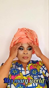 Tutorial on how to tie simple gele | Mrs mary world