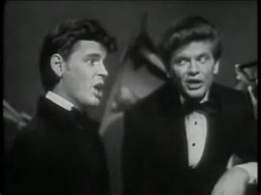 Tonight we celebrate the year’s best in music at the 67th annual Grammy Awards. In 1965 on an episode of Hullabaloo, Don and Phil — along with Jackie & Gayle, Francoise Hardy and Steve Lawrence — celebrated the best songs of the year with a medley of some of the nominees. | The Everly Brothers