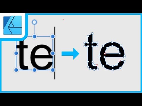 Convert Text to Curves in Affinity Designer