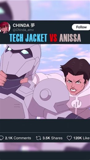 TECH JACKET vs ANISSA 💀🔥 – Invincible Season 4 Episode 6 #Invincible #TechJacket #Anissa #edit #fyp