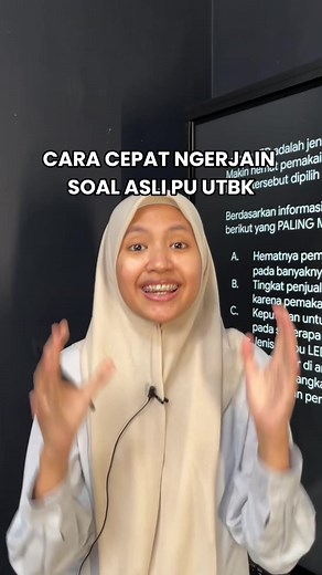 Cara Cepat Kerjakan Soal UTBK dengan Gradient