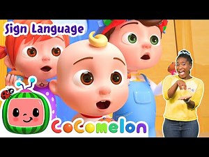 Do You Know The Muffin Man 🧁 | Cocomelon Nursery Rhymes | Learn ASL & Baby Sign Language for Kids