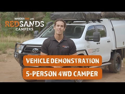 Get ready for your next road trip - Full tour and demonstration of our 5-person 4WD camper