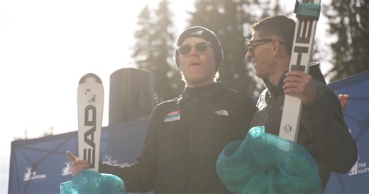Paralympian Keith Gabels gives out adaptive gear to athletes at Hartford Ski Spectacular