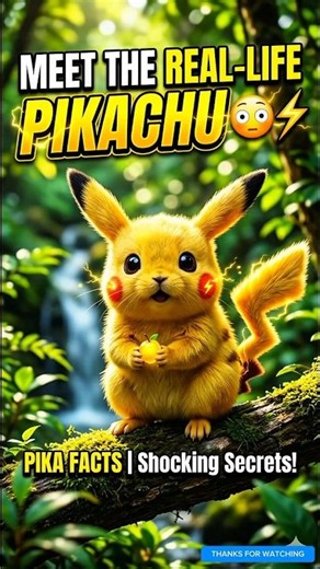 Meet the Real-Life Pikachu 😳⚡ | Pika Facts
