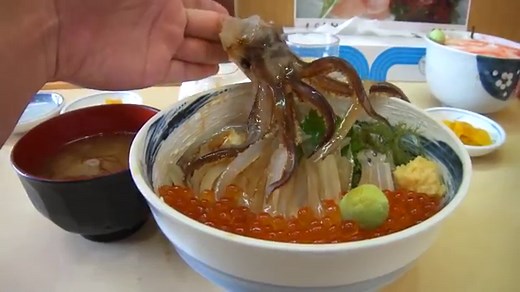 Would You Dare To Try The Dancing Squid Dish? This New Japanese Food Trend