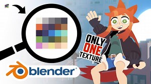 This Blender Scene uses ONLY ONE TEXTURE (Texture Atlas/Colour Palette Tutorial) | BlenderNation Bazaar