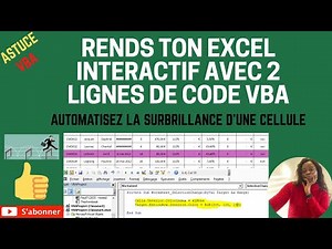 Excel VBA: Highlight the selected row (simple and dynamic code)