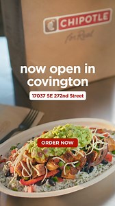 There’s a new Chipotle near you! Check us out at 17037 SE 272nd Street in Covington. | Chipotle Mexican Grill