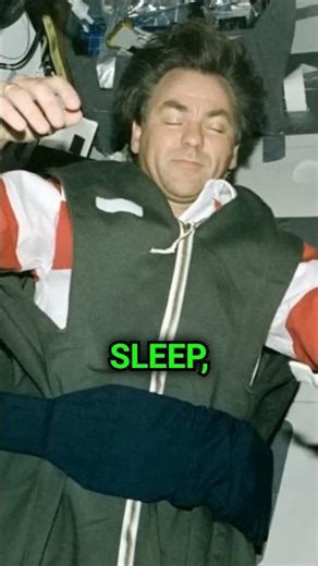🚀 How Astronauts REALLY Sleep in Space! 🛌✨ #space