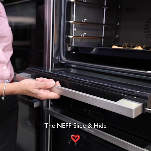 Save up to 15% on NEFF kitchen appliances at Hart & Co! Discover the innovative Slide & Hide® oven, featuring a fully retractable disappearing door for easy access while cooking. Proudly Choice Recommended and designed for the home cook who values performance and perfection, it offers advanced features like pyrolytic self-cleaning & combination steam. Backed by a 4-year warranty, experience the precision of German engineering with NEFF—where innovation meets culinary excellence! Visit our state-