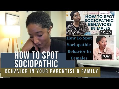 How To Spot Sociopathic Behavior In Your Parents (& Family) | Psychotherapy Crash Course