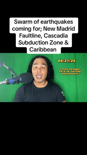 Swarm of earthquakes coming for; New Madrid Faultline, Cascadia Subduction Zone & Caribbean #alaska #earthquake #fyp #viralvideo #california #indonesia #newyork #philippines #earthquakes #newmadridfault #japan #caribbean #sanandreasfault Part 2 | Nick Thomas TV