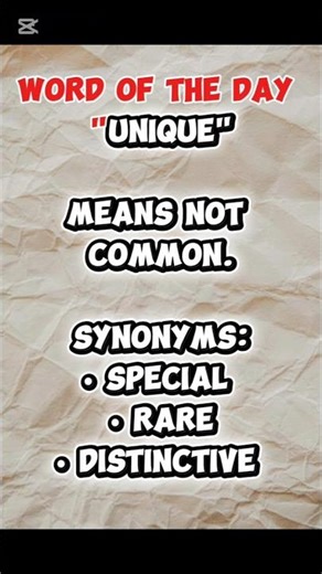 Day 21|Word of the day|unique meaning|#britishenglish #britishaccent #british #advancedenglish