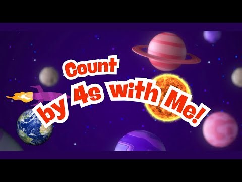 Count by 4s with Me - Skip Counting