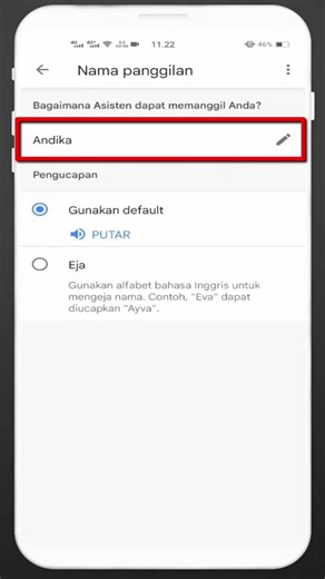 Cara Mengubah Nama Panggilan di Google Assistant #Shorts