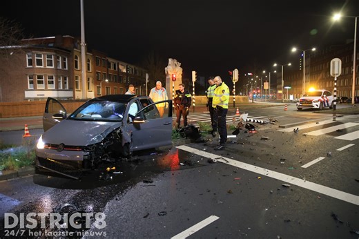 Ravage na eenzijdig ongeval: bestuurder vlucht maar wordt aangehouden Buitenom Den Haag - District8.net