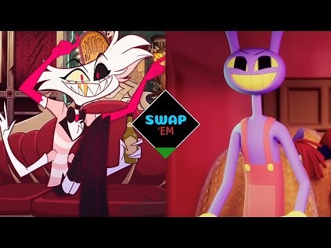 ANGEL DUST & JAX VOICE SWAP | Hazbin Hotel/The Amazing Digital Circus