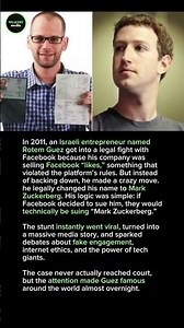 He legally STOLE Mark Zuckerberg's name! 🆔