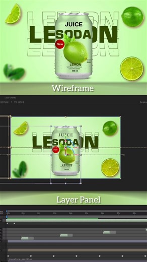 From Wireframe to Final Render | After Effects Product Animation Breakdown