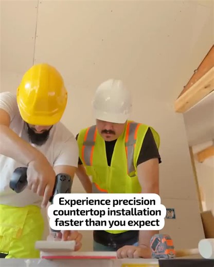 A + GRANITE & MARBLE WORKS on Instagram: "Watch how precision meets speed in our rapid countertop installation process. Every cut, every placement, is crafted with care to change your kitchen faster than you thought possible. Ready to see your dream countertop come to life? Let's get started!"