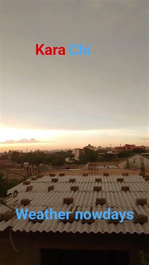 weather of Karachi changing just like lizard changing colors #karachi#relaxing