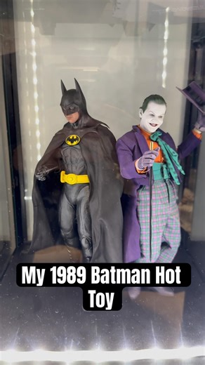 My 1989 Batman Hot Toy!🦇 #hottoys #dc #batman #batman1989 #review #unboxing #dccomics #figure #fyp