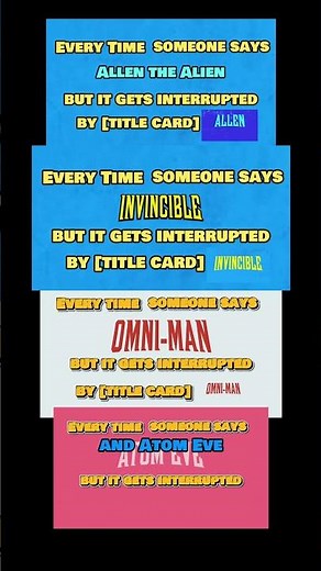 Every ‘Invincible’ Title Card Interruption | Full S1 - S3 Compilation