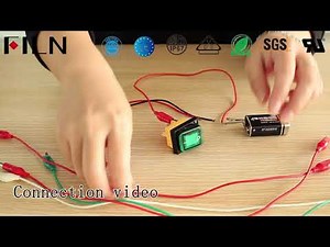 How to wire a illuminated 30a rocker switch ?