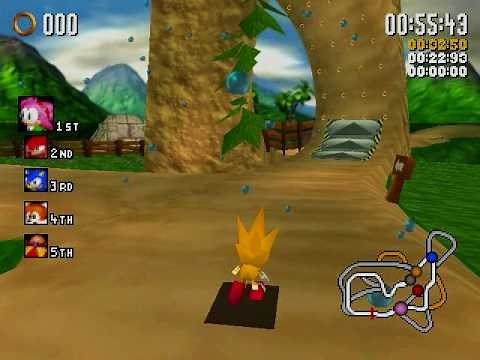 Sonic R: Super Sonic as Amy