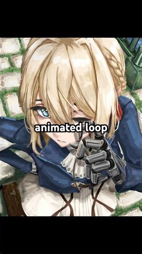 Violet Evergarden Looping Animation #digitalart