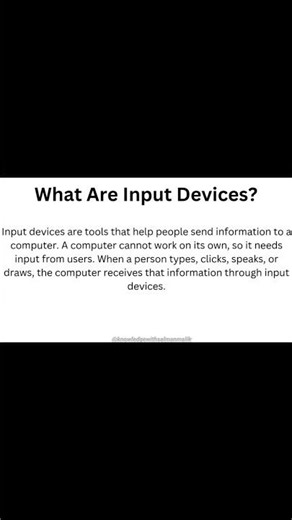 What are Input Devices? | Computer Basics for Beginners