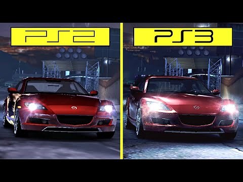 Need for Speed Carbon PS2 vs PS3 Graphics Comparison