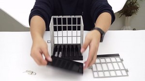 Gemaxvoled Cell Phone Jail Lock Box, Mobile Phones Prison Lockable Cage for Classroom Family Time Party Fun Novelty Gift Idea