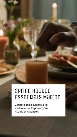 Spring is the perfect time to refresh your hoodoo practice with the essentials that truly matter. Here's what you need for your spring hoodoo ritual: • 7-day candles for steady energy • Lucky roots and herbs to attract blessings • Oils and powders tailored to your purpose • Incense to cleanse and open the path Each item has a special role to help you connect with the season's power and bring your prayers alive. Want to go deeper? We offer classes and custom services to guide you step-by-step. Co