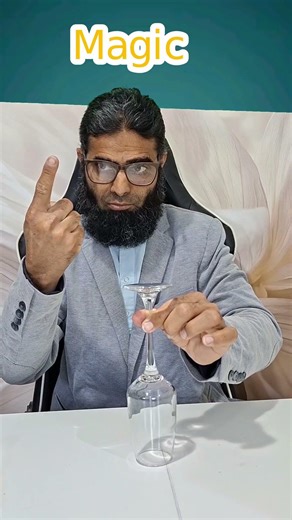 Glass Se Awaaz Ka Amazing Magic Trick 😱 #magicshorts #magictrickssecret #azmagictrick