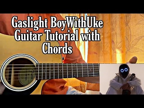 Gaslight - BoyWithUke // Easy Guitar Tutorial with Chords (How to play)