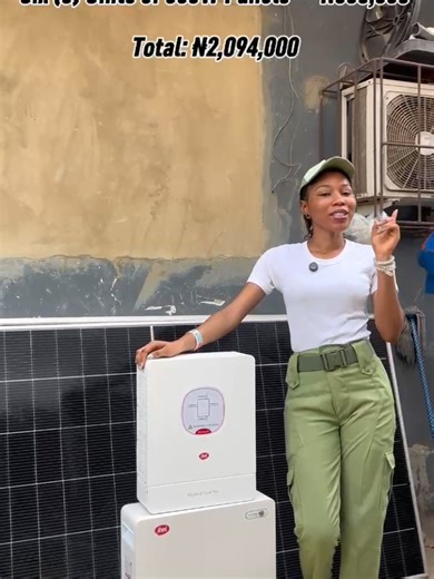 ITEL Complete Solar Power System ☀️🔋 Say goodbye to fuel stress, noise, and constant power interruptions. This fully integrated setup is designed to power your home or office efficiently and reliably: ✔ Itel 4kVA Inverter — ₦600,000 Strong and stable performance for your essential appliances. ✔ Itel 5kWh Lithium Battery — ₦894,000 Long-lasting storage capacity with faster charging and deeper backup. ✔ 6 Units of 600W Solar Panels — ₦600,000 High-efficiency panels to maximize sunlight and reduce