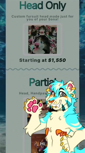 (i know the images didnt load, Im never using capcut again) My fursuit Comms are open!! If you'd like a quote or to apply for a slot, you can find all of my information on my instagram! or my discord profile ; everything is under fishcatcrafts #furry #fursuit #fursuitcommission