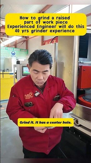 How to grind raised part of a workpiece #fyp #fypシ #grindingmachines #grinder #industrial