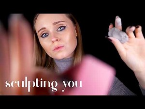 ASMR | Artist SCULPTS your FACE with clay