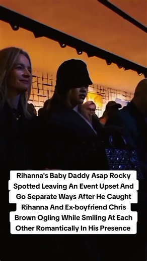 Asap Rocky Upset After Catching Rihanna and Chris Brown Ogling Romantically