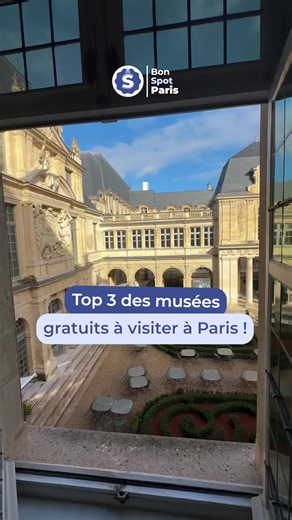 3 musées gratuits incontournables à Paris 🏛️🎨✨ Petit Palais 📍 Avenue Winston Churchill, 75008 Paris Musée Carnavalet 📍 23 Rue de Sévigné, 75003 Paris Musée d’Art Moderne de Paris 📍 11 Avenue du Président Wilson, 75116 Paris #musee #culture #art #paris #bonspotmedia