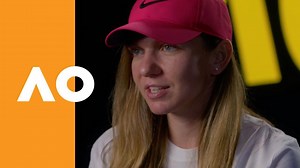 It's not about how many times you fall, it's about how many times you get back up again. Shine on, Simona Halep. #AusOpen #sleepisfortheweak | Australian Open