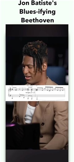 Jon Batiste's Blues-ifying Beethoven #shorts