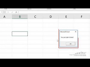 Microsoft Excel Event Handlers