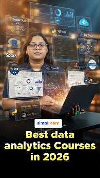 Best Data Analytics Courses In 2026 | Top Data Analytics Courses To Get Hired | #Shorts #Simplilearn