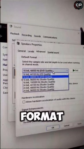 How to Increase Sound Quality in Windows 10/11 #sound #windowstips