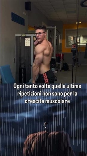 Ogni tanto quelle ultime ripetizioni non sono per la crescita muscolare ❤️‍🩹…