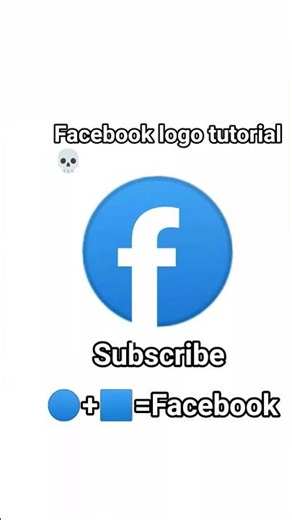 Facebook logo tutorial 💀